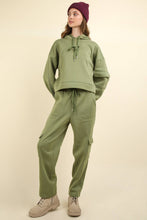 Load image into Gallery viewer, French Knit Comfy Hoodie Top &amp; Pants Set
