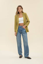 Load image into Gallery viewer, Moss Green Collared Blazer
