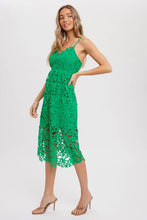 Load image into Gallery viewer, Crochet Lace Mid Dress
