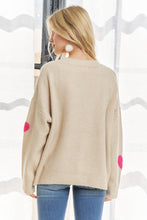 Load image into Gallery viewer, Lovely Heart Oversized Heart Sweater
