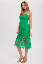 Load image into Gallery viewer, Crochet Lace Mid Dress
