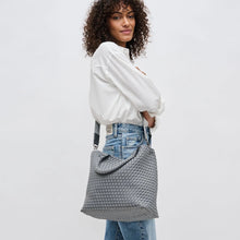 Load image into Gallery viewer, Gray Woven Neoprene Tote
