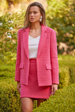 Load image into Gallery viewer, Crochet Blazer With Flap Pockets
