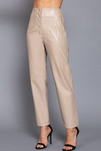 Load image into Gallery viewer, Hight Waist Vegan Leather Pants
