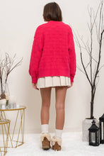 Load image into Gallery viewer, Checkered Textured Knit Cardigan
