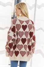 Load image into Gallery viewer, Loose Fit Heart Sweater
