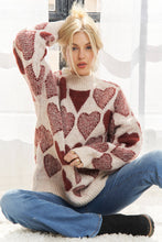 Load image into Gallery viewer, Loose Fit Heart Sweater
