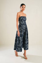 Load image into Gallery viewer, A Jacquard Denim Midi Dress
