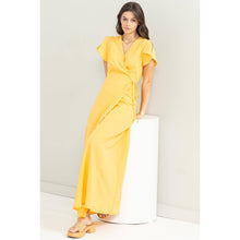 Load image into Gallery viewer, Tie-Front Wrap Maxi Dress
