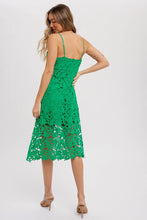 Load image into Gallery viewer, Crochet Lace Mid Dress
