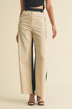 Load image into Gallery viewer, Linen Color Block Trouser
