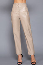 Load image into Gallery viewer, Hight Waist Vegan Leather Pants
