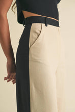 Load image into Gallery viewer, Linen Color Block Trouser
