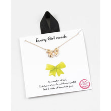 Load image into Gallery viewer, Every Girl Needs A Bow Necklace
