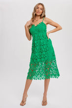 Load image into Gallery viewer, Crochet Lace Mid Dress
